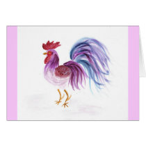 Pastel Rooster by Wendy C. Allen cards by eelkat Pastel Rooster by Wendy C. Allen cards
