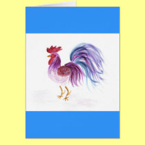 Pastel Rooster by Wendy C. Allen cards
