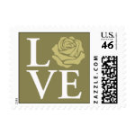 Pastel Rose Love Stamp Olive stamp