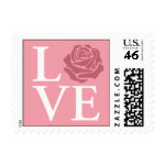 Pastel Rose Love Stamp Pink stamp