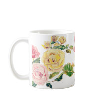 Pastel Roses Coffee Mugs