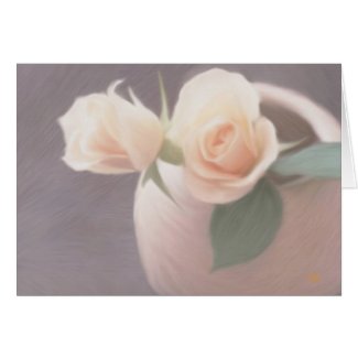 Pastel Roses & Vase Cards
