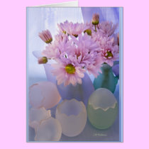 Pastel satin in glass cards