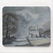 Pastel scene mousepads