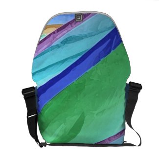 Pastel Silks Abstract Commuter Bag