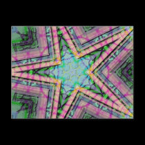 Pastel Star Postcard by webgrrl Pastel Star Postcard