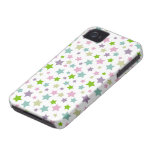 Pastel stars pattern iPhone 4 case