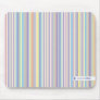 Pastel striped mousepad