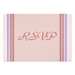 pastel striped RSVP invitations