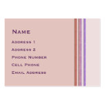 Pastel Stripes Business business cards