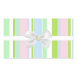 Pastel Stripes Business Card