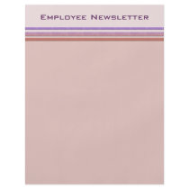 Pastel Stripes Business Full Color Flyer