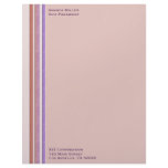 Pastel Stripes Business Custom Letterhead