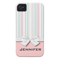 pastel stripes pattern design iphone 4 covers