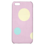 pastel summer polka dot pern iPhone 5C case