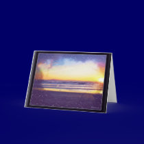 Pastel Sunset Greeting Card