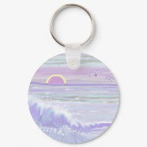 Pastel Sunset Keychain by Perlyyyy Pastel Sunset Keychain