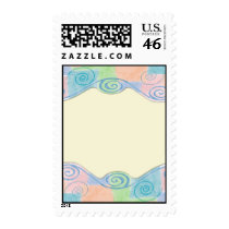 Pastel Swirls postage