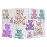 Pastel Teddy Bear Baby album binder