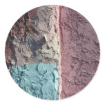 pastel texture round sticker