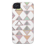 Pastel Triangles Pattern iPhone 4/4S Case-Mate casemate cases