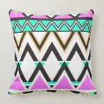 Pastel Tribal Pattern Pillow
