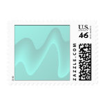 Pastel Turquoise Abstract Swirl Image. Stamp