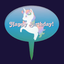 Pastel Unicorn Cake Pick cake picks