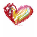 Pastel Valentine Heart T-shirt/ Apparel
