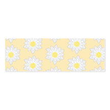 Pastel Water Lilies. Business Card Template