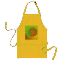 Pastel Watercolor Spiral Fractal Apron