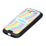 Pastel Waves Just Add Name Samsung Galaxy SIII Cases