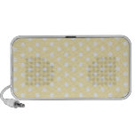 Pastel Yellow Polka Dot Speakers