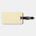 Pastel Yellow Polka Dot Tag For Bags