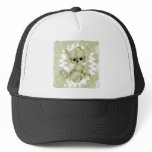 Pastel Yellow Spiral Smoke Teddy Bear hats