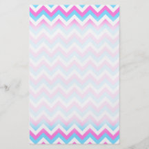 Pastel Zig Zag Stripes. Flyer