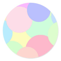 PastelBubbles Stickers