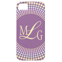 Pastellpunkt-Kreis-Monogramm-Kasten casemate cases