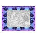 Pastels and Swirls Photo Frame posters