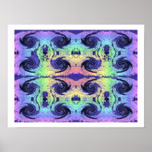 Pastels and Swirls Posters