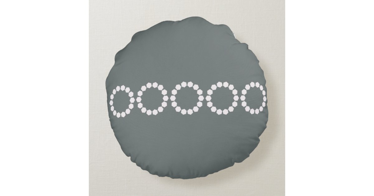 Pastels Grey Lover Round Pillow Zazzle