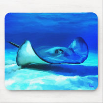 Pastenague ray mousepad by nefera Pastenague ray mousepad