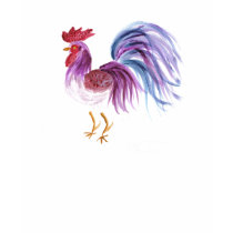 Pastle Rooster t-shirts by eelkat Pastle Rooster t-shirts