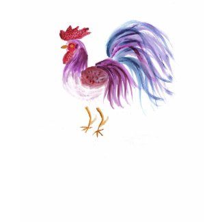 Pastle Rooster shirt