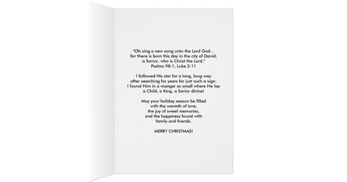 Pastor And Family Open Bible Christmas Message Card Zazzle