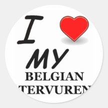 Pastor belga/BelgianTervuren Pegatina