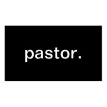 Pastor Business Card Template