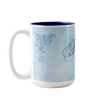 Pastor Coffee Mug- Large: Sky Blue Elegance by LifeOverHere Pastor Coffee Mug- Large: Sky Blue Elegance