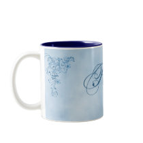 Pastor Coffee Mug- Large: Sky Blue Elegance