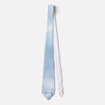 Pastor- Men's Tie: Sky Blue Elegance by LifeOverHere Pastor- Men's Tie: Sky Blue Elegance
